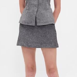 GAP Herringbone Mini Skort